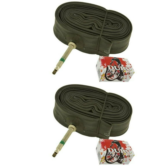 2 Duro Tubes 700 x 35c/38c 52mm Standard Presta Valve. Set of Tube. Pair of Tubes. Two Tubes. 700c bicycle tube, 700c bike tube, track bike tube, fixie bike tube