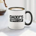 thumbnail image 5 of Shop4Ever Daddy's Sippy Cup Black Handle Ceramic Coffee Mug Tea Cup (11oz.), 5 of 5