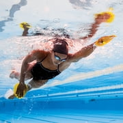 FINIS Agility Floating Swimming Paddle in Yellow, Multiple Sizes