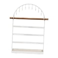 thumbnail image 3 of fenteer Jewelry Holder Multifunctional Keep Tidy 5 Tier for Tradeshow Showcase Store white, 3 of 8