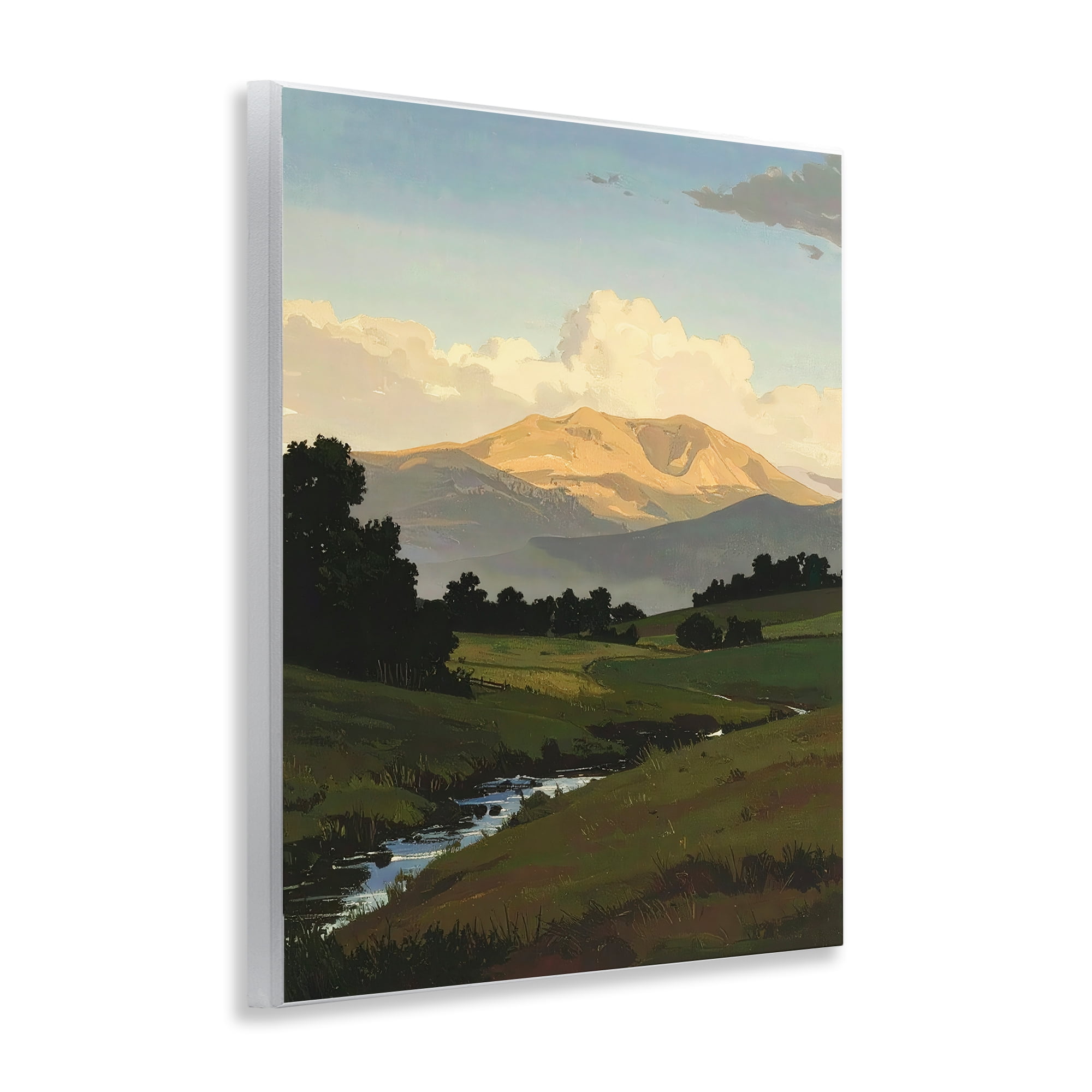 Stupell Industries Across The Valley Nature Wall Plaque Art, design by Alonza Saunders
