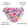 thumbnail image 2 of ImseVimse Reusable Baby Swim Diapers for Girls Pink Sea Life, L 20-26 lbs, 2 of 3