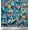 Dark Teal Blue, variant on Soimoi Blue Cotton Voile Fabric Artistic Leaf & Floral Printed Fabric 1 Yard 42 Inch Wide