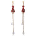 thumbnail image 4 of Christmas Earrings Candy Cane Xmas Tree Bell Dangle Earrings Drop Earrings, 4 of 10