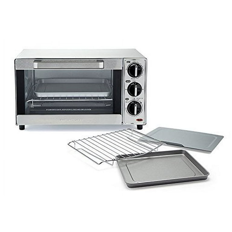Hamilton Beach 4 Slice Toaster Oven Stainless Steel (31401), 1
