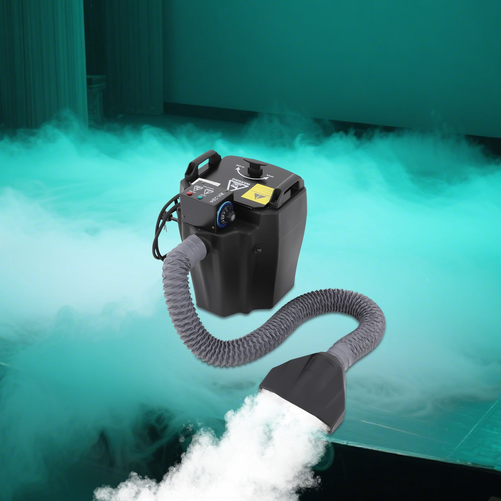 DJ Stage Effect Dry Ice Machine 3500w Low Smoke Machine for Wedding Party Black