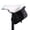 Black, variant on B-SOUL Red Bicycle Saddle Bag Rear Seat Storage Tail Pouch Bike Under Seat Pack for Mountain Road Bikes Outdoor Riding Equipment Easy Installation Fast Release (5.9 inches / 15 cm)