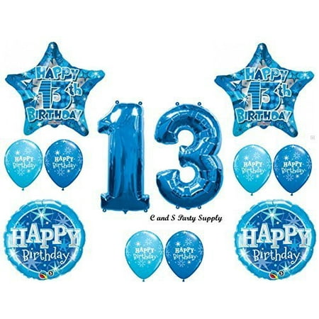  BOY S  13TH Teenager Balloons Birthday  party  Decoration 