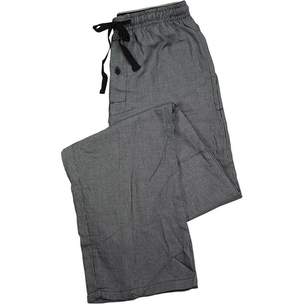 Hanes Hanes Mens Woven Cotton Polyester Blend Tagless Lounge Sleep