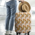 thumbnail image 2 of Beige Sunflower Pattern Luggage Cover Fashion Suitcase Cover Baggage Covers Fit 25-28 Inch Luggage (Go Travel), 2 of 5