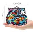thumbnail image 2 of Stylish Coin Purse with 0.7 Microfiber & Zinc Alloy Jaws, 4.3x4.7 in/11x12 cm Size, Multifunctional Organizer for Women, Girls, and Teens, 2 of 7