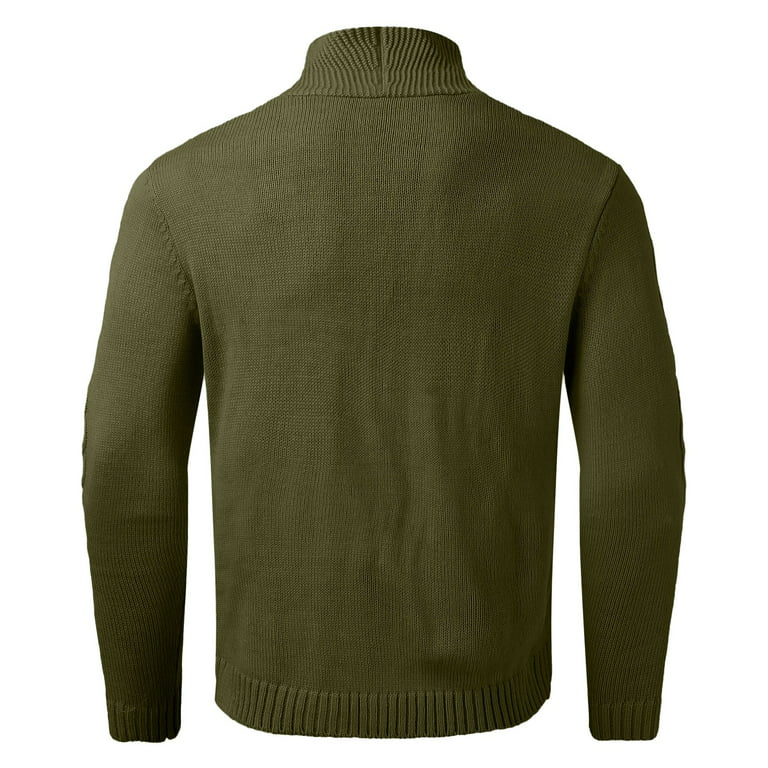 Karlywindow Mens Cable Knit Cardigan Sweater Shawl Collar Loose Fit Long  Sleeve Casual Cardigans, Army Green, Medium : : Clothing, Shoes &  Accessories