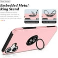 thumbnail image 6 of Entronix Heavy Duty Ring Case Designed for iPhone 16 Plus, Shockproof Slim Fit Kickstand, Pink, 6 of 6