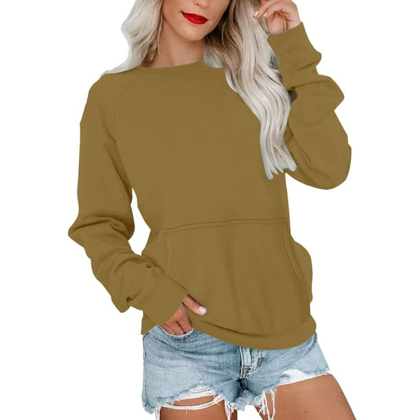 Gibobby Sudadera mujer Sudadera de otoño para mujer suéter de Halloween(Café,XG)