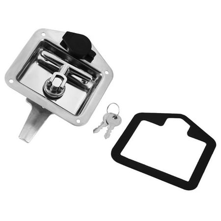 Plane Knobs Stainless Steel Car Folding T-Shaped Handle Lock Toolcase Trailer Plane RV Caravan Truck Engineering Vehicles Toolbox Knob Locks ()