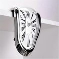 thumbnail image 4 of Reloj de pared de diseño moderno con diseño de fusión y distorsión, ideal como regalo para el hogar o el jardín., 4 of 5