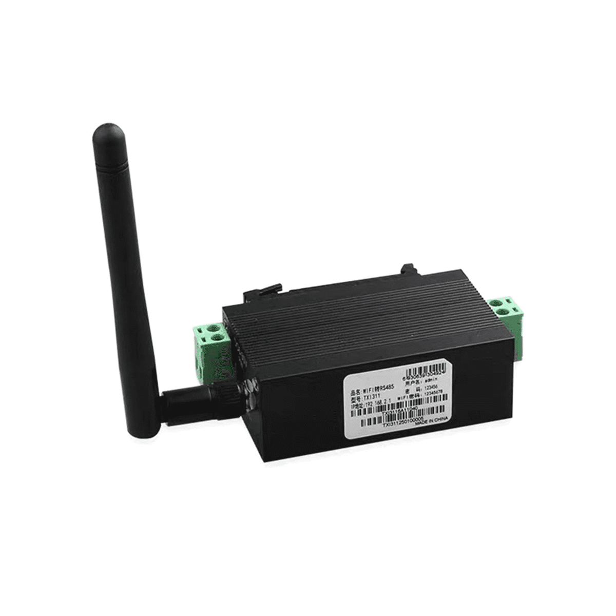 Modbus Wifi Serial Server Rs485 to Wifi Rail Type Wireless Network