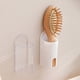 thumbnail image 2 of Adhesive Bathroom Toothbrush Stand Waterproof Plastic Storage Rack for Electric Brushes Easy Installation White, 2 of 4