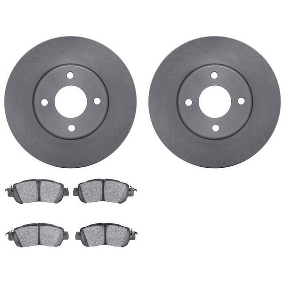 Front Brake Pad and Rotor Kit - Compatible with 2020 - 2022 Nissan Versa 2021