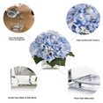 thumbnail image 4 of ENOVA FLORAL Silk Hydrangea Artificial Flowers in Vase with Faux Water, Silk Flower Arrangements in Vase for Home Decor, Wedding Table, 4 of 5