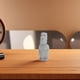 thumbnail image 5 of ColoMX Estatua de Isla de Pascua, figura de cabeza de Moai para decoración de escritorio y estantería de jardín, escultura facial abstracta para decoración de mesa, 2 uds., 5 of 8