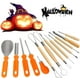 thumbnail image 1 of 13 Uds Kit de tallado de calabaza suministros profesionales de corte de calabaza herramientas juego de cuchillos de talla de acero inoxidable Sincero Hogar, 1 of 1