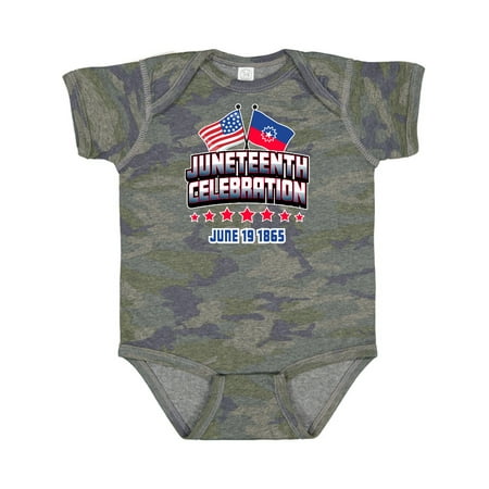 

Inktastic Juneteenth Celebration with Flags Gift Baby Boy or Baby Girl Bodysuit