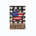 thumbnail image 2 of Dongrere 1 Pcs American Garden Flag, 4th of July Decorations, Double Sided Patriotic Yard Flag for Outdoor Decor, 11.8x17.7 Inch, 2 of 6