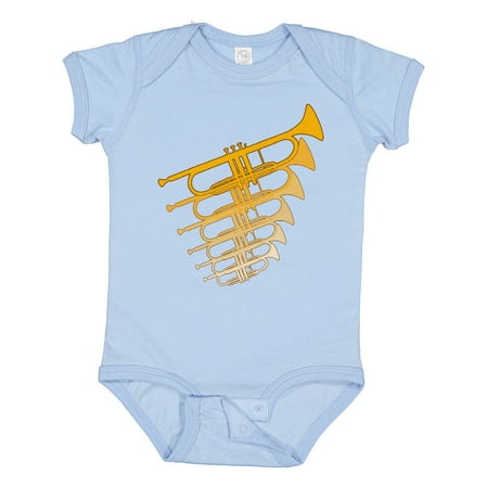 

Inktastic Trumpet Line Gift Baby Boy or Baby Girl Bodysuit