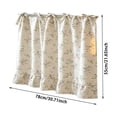 thumbnail image 2 of Clearance! Zguuel Handmade Oven Curtain Skirt, Farmhouse Stove Cover for Kitchen, 2 of 4