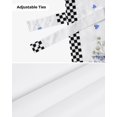 thumbnail image 6 of Lavender Flowers Watercolor Bottle Plaid Window Curtain Living Room Kitchen Cabinet Tie-up Valance Curtain Rod Pocket Valance, 6 of 6