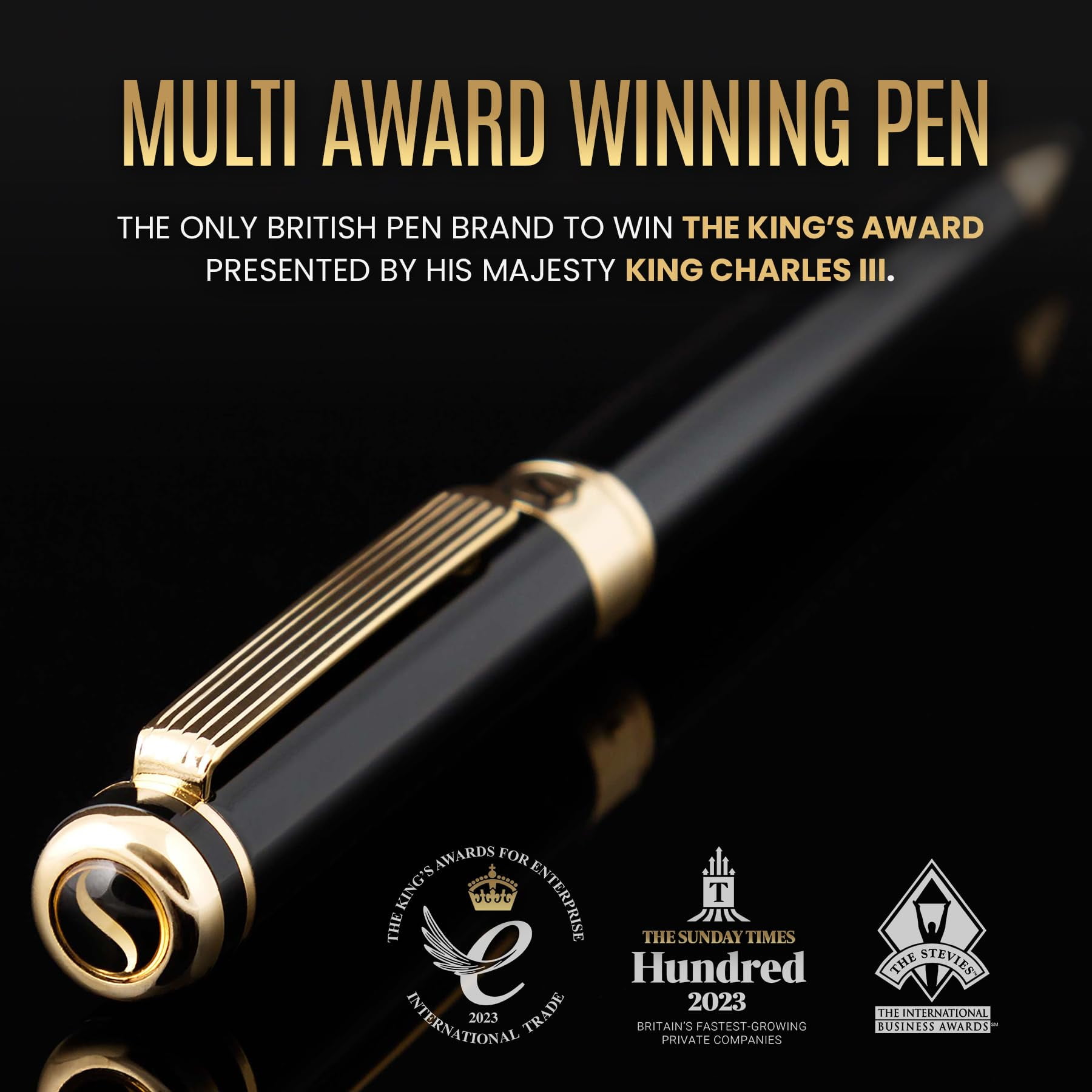 Black Lacquer Ballpoint Pen -stunning Luxury  Real Schmidt Refill Gift Set For Men & Women Professional Executive Office Nice Fancy Designer Pens