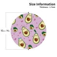 thumbnail image 3 of Disketp Different Avocados Funny Coasters,6 Pcs Leather Coasters With Holder, Perfect Housewarming Hostess Gifts,Protect Furniture From Water Marks Scratch And Damage, 3 of 9