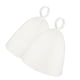 thumbnail image 4 of 2 piezas de gorro de sauna, gorro de ducha para baño, gorro de baño cómodo 2 piezas blancas, 4 of 8