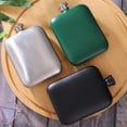 thumbnail image 3 of Jiibva 6oz Hip Flask Stainless Steel Hip Flasks for Men Women Portable Whiskey Flask Leak-Proof Pocket Flagon Hip Flask for Liquor for Climbing Camping Barbecue Party, 3 of 7