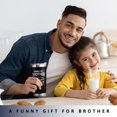 thumbnail image 3 of Gifts for Brother - Brother Gifts - Fathers Day, Birthday Gifts for Brother, Christmas Gifts for Brother - Gift for Brother from Sister - 20 Oz Tumbler, 3 of 6