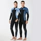 thumbnail image 4 of Buceo de buceo 3mm Tops de traje de neopreno Premium Neopreno Tits UV Protección de UV Buceo de buceo Scuba de canoa para aeróbicos de agua Snorkeling Blue M seitruly OD003290-02, 4 of 7