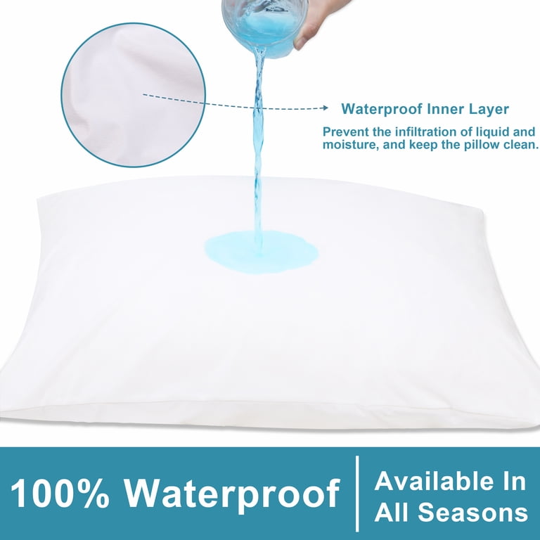 NT Bay Toddler Pillow Protectors, Waterproof 4-Pack photo 4