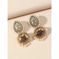 thumbnail image 5 of Pendientes Jhumka Yashi Joyería India Para Mujeres Accesorios, 5 of 5