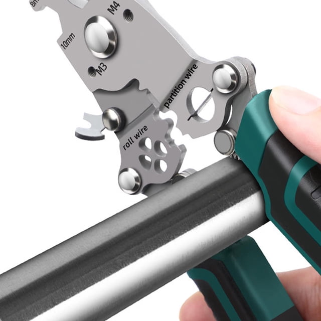 Fridja Clearance Under 5$ Foldable Stripping Pliers Electrician Specific Cutting Pliers Multifunctional Peeling Pliers Handheld Multifunctional Splitting and Pressing