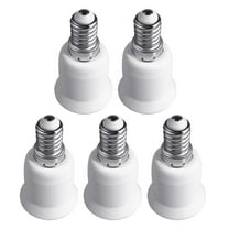 Yammee Lamp Holder Small Screw to Large Screw Lamp Socket Adapter Holder Set for Bulbs