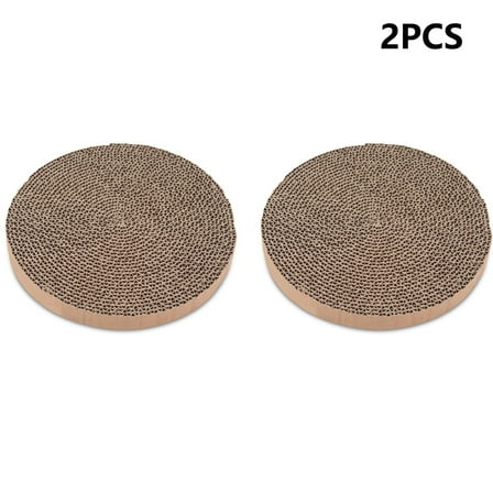 Cat Scratcher Replacement Pads - Cardboard Cat Scratcher Pad, Cat Scratchers for Indoor Cats Relieves Stress, Supports Pet Behaviors, 2 Count