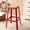 Red, variant on Natural Finish Backless Bar Stool / Good for Small Dining Spaces