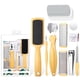 thumbnail image 1 of Juego de 10 herramientas profesionales de pedicura, kit para el cuidado de los pies, raspador de pies, removedor de piel muerta, kit de pedicura, 1 of 14