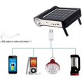 thumbnail image 3 of Cargador recargable por USB de potencia de panel solar de la antorcha solar 6v con luz de lámpara, 3 of 5