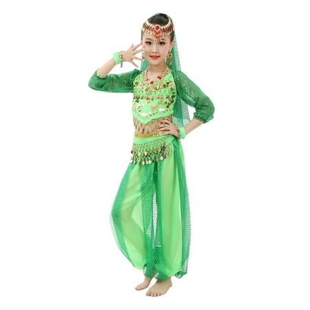 

Baby Clothes for Girls Dance Childrens Personality Dance Show Belly Dance Sequin Mesh Set Baby Boy Outfit Sets