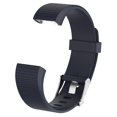 thumbnail image 1 of Correa de pulsera de silicona para reloj Fitbit Charge 2 (azul marino L), 1 of 3