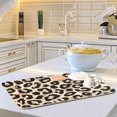 thumbnail image 6 of Cheetah Brown Gold Dish Drying Mat for Kitchen Countertop 16x18 Leopard Black Small Drying Mat Reusable Quick Dry Dish Sink Mats Easy Clean Decorative Essentials, 6 of 7