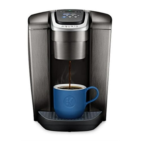 Keurig K-Elite Single Serve K-Cup Pod Coffee Maker, with Strong Temperature Control, Iced Coffee Capability, 12oz Brew Size, Programmable, Brushed (Best Temperature To Brew Coffee)