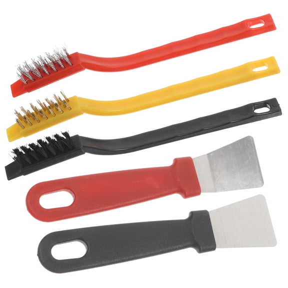WASHWEPE 1Set Household Scrubbing Brush for Small Spaces with Long Handle